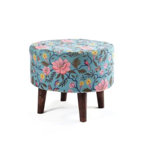 Umi Chindi Puffy Stool for Living Room